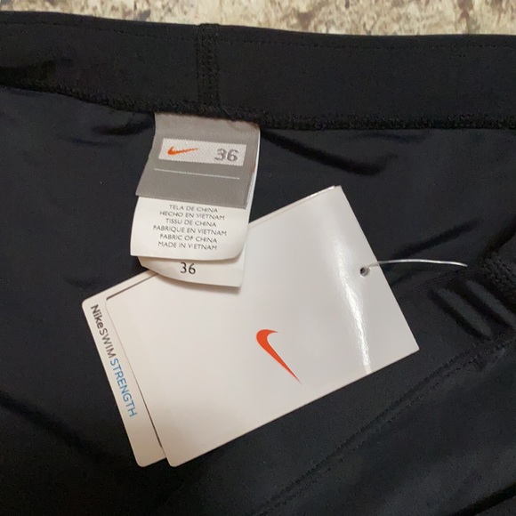 NWT Nike Swim Strength Size 36 Black - Picture 5 of 8